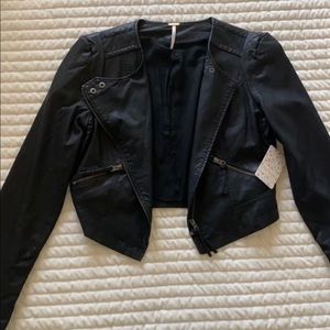 Free People Leather Jacket | Make an Offer